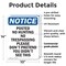 Signmission Posted No Hunting No Trespassing OSHA Notice Sign, Plastic, 10in W x 14in L, 2PK OS-2PACK-NS-P-1014-V-17721 - alternate 6